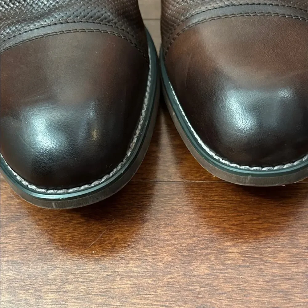 Steve Madden P. Dorian Dark Brown Men's Oxfords, Size 8.5